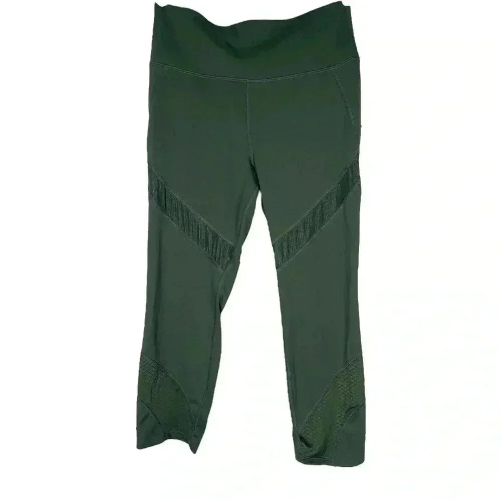 Avia Green with Mesh Leggings